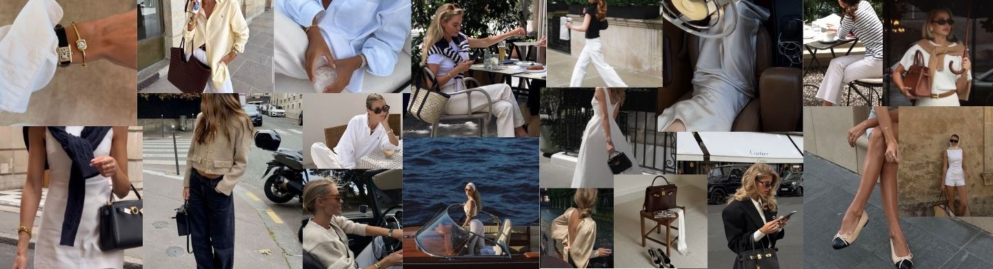 Refined classic tailoring — Old Money vibe banner